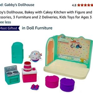 Gabby Dollhouse Room & Musical Gabby Cat ear’s headband